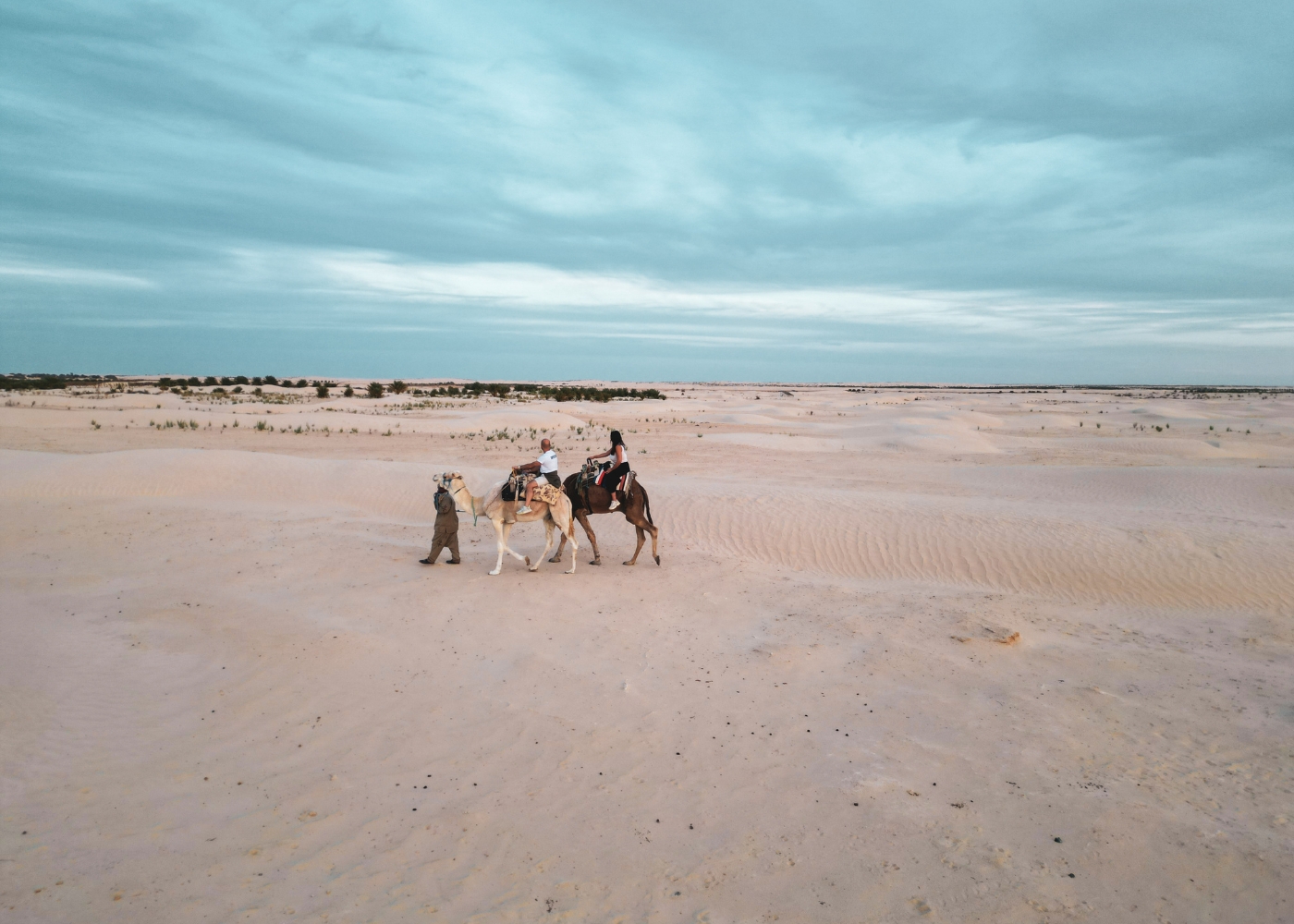 Sunset over the dunes of Sabria – Tunisian Sahara